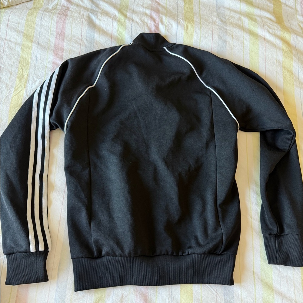 Adidas Black and White Track Jacket - Picture 3 of 4